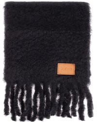 Loewe - Brushed-Finish Wool Scarf - Lyst