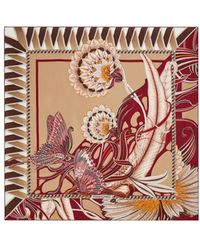 Ferragamo - Giada Print Silk Scarf - Lyst