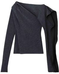 Alexander Wang - Asymmetrical Off-the-shoulder Top With R - Lyst