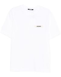 Jacquemus - T-Shirt With Gros Grain Logo - Lyst