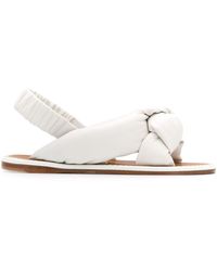 miu miu white flats