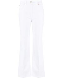 Valentino Vgold Flared Jeans - White
