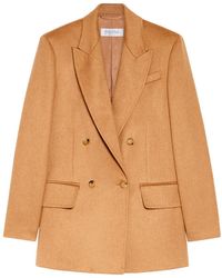 Max Mara - Double-Breasted Blazer - Lyst