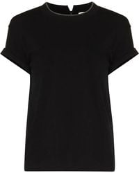 Brunello Cucinelli - Cotton T-Shirt - Lyst