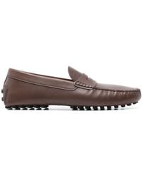 Tod's - Smooth Leather Gommino Driving Loafers Shoes - Lyst