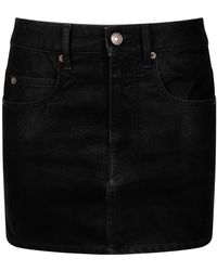 Isabel Marant - Kimmy Faux Leather Miniskirt - Lyst