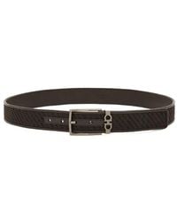 Ferragamo - Woven Adjustable Belt - Lyst