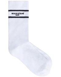Maison Kitsuné - Maison Kitsunè Paris Sporty Socks - Lyst