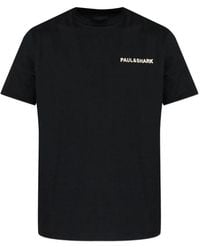 Paul & Shark - Crewneck Logo T-Shirt - Lyst