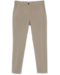 Incotex - Leyre Straight-Leg Cotton Trousers - Lyst