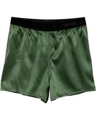 Tom Ford - Stretch Silk Satin Shorts - Lyst