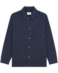 Saint Laurent - Cassandre Cotton Overshirt - Lyst