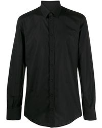 Dolce & Gabbana Cotton Camicia in Black for Men | Lyst