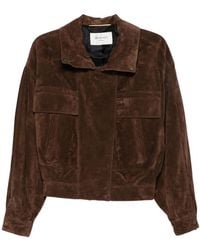 Saint Laurent - Vintage Suede Leather Jacket - Lyst