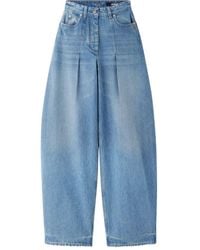 Jacquemus - Le De-Nimes Ovalo Cotton Jeans - Lyst