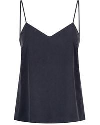 Max Mara - Solid V Neck Top - Lyst