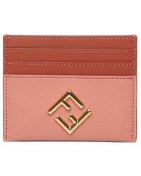 Fendi - Logo-Plaque Cardholder - Lyst