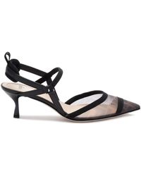 Fendi - Colibrì Lite Ff Mesh Slingbacks - Lyst