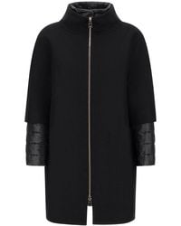 Herno - Ecowool And Ultralight Nylon Coat - Lyst