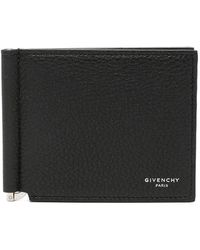 Givenchy - Leather Bi-Fold Card Case With Bill Clip - Lyst