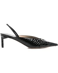 Tom Ford - 65 Patent Python-Printed Slingback Pumps - Lyst