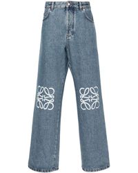 Loewe - Anagram Straight Jeans - Lyst
