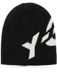Y-3 - Graphic Logo Beanie - Lyst