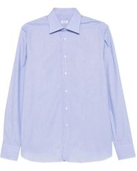 Borriello - Thin Striped Cotton Shirt - Lyst