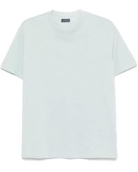 Paul & Shark - Tone-on-tone Embroidery Cotton Jersey T-shirt - Lyst
