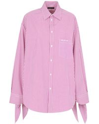 Balenciaga - Knotted Cuff Blouse - Lyst