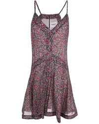Isabel Marant - Short V-Neck Dress - Lyst