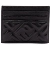 Fendi - Baguette Leather Card Case - Lyst