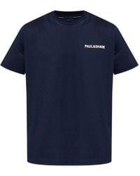 Paul & Shark - Crewneck Logo T-Shirt - Lyst