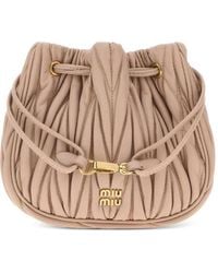 Miu Miu - Matelassé Nappa Leather Pouch - Lyst