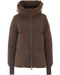 Herno - Piumino Corto 2Layers Con Cappuccio - Lyst