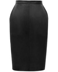 Saint Laurent - High-Waist Skirt - Lyst