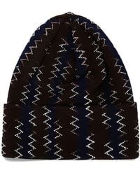 Missoni - Zig-Zag Pattern Beanie - Lyst