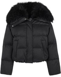 Yves Salomon - Short Down Jacket - Lyst
