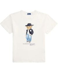 Polo Ralph Lauren - Holiday Polo Bear T-shirt In Cotton - Lyst