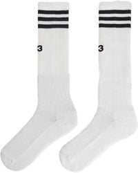Y-3 - Striped Socks - Lyst