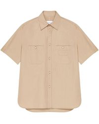 Givenchy - Couture Seam Cotton Shirt With Paris Patch - Lyst