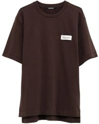 Jacquemus - T-Shirt A Maniche Corte Corso - Lyst