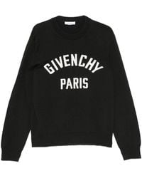 Givenchy - Couture Seam Knitted Sweater With Paris Detail - Lyst