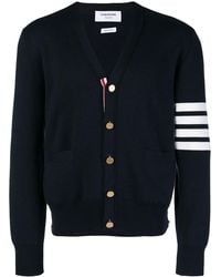 Thom Browne - Rwb Cotton Cardigan - Lyst