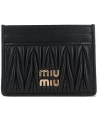 Miu Miu - Matelassã Nappa Leather Card Holder - Lyst