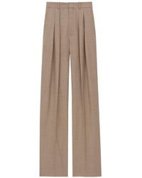 Saint Laurent - Wide-Leg Tailored Pants - Lyst