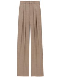 Saint Laurent - Wide-Leg Tailored Pants - Lyst