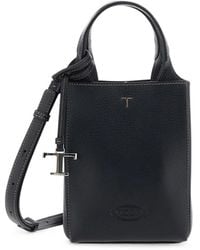 Tod's - Micro Hand Bag With Logo Pendant - Lyst