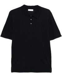 Roberto Collina - Silk Fine Knit Polo Shirt - Lyst