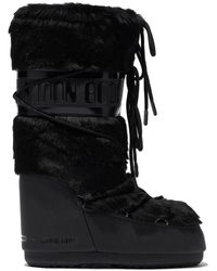 Moon Boot - Icon Faux Fur Optical - Lyst